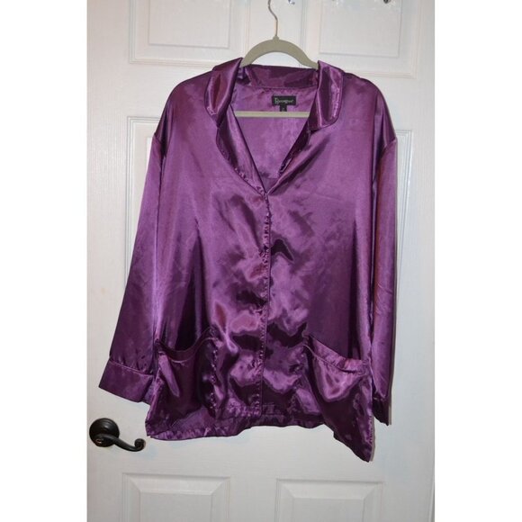 Pajamagram - Plum Purple 2 Piece Set - Size 1X (See Description) - Picture 2 of 8